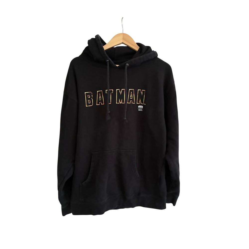 BAIT x Batman Mens Size Large Hoodie Black